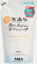 Мыло Max Пенящееся жидкое мыло для тела без добавок, 450 мл, зб