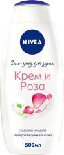 Гель для душа Nivea Гель для душа Крем и роза Масло миндаля 500 мл