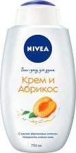 Гель для душа Nivea Гель-уход для душа "Крем Абрикос", 750 мл