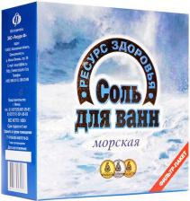 Соль для ванн Ресурс Здоровья Соль для ванн морская, 1 кг