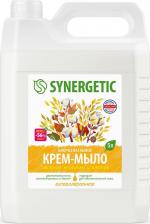 Мыло Synergetic Крем-мыло жидкое биоразлагаемое для мытья рук и тела "Овсяное молочко и хлопок" 5000