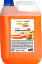 Мыло Золотой идеал Мыло-крем жидкое 5 л "Deluxe. Персик", перламутровое