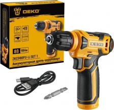 Дрель Deko ZKCD80FU-Li SET 1