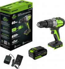 Дрель Greenworks GD24DD60