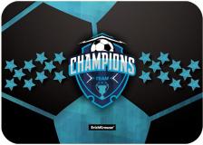 Другие канцтовары Erich Krause Подкладка настольная пластиковая Champions A4