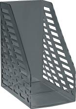 Другие канцтовары Стамм Лоток для бумаг вертикальный "XXL", тонированный черный, ширина 160 мм