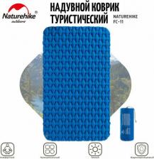 Другие виды спортивного оборудования Naturehike Коврик спальный одноместный, с надувным мешком, синий