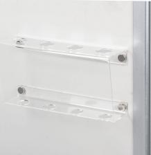 Другое оборудование для проекторов, панелей, экранов, досок Brauberg Держатель магнитный для 4 маркеров для доски, 85х160 мм, прозрачный акрил, 235530