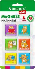 Другое оборудование для проекторов, панелей, экранов, досок Brauberg Магниты 272514, комплект 6 шт