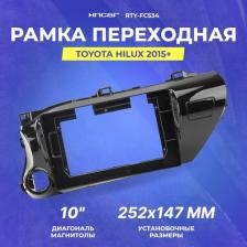 Другой аксессуар для автомобильного аудио, видео Incar Рамка TOYOTA Hilux 2015+, 10" ( RTY-FC534)