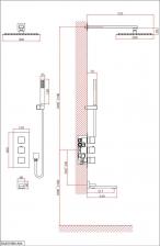 Душевой гарнитур D&K DA2515608A04