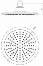Верхний душ Lemark LM8033C