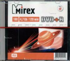 DVD-R диск Mirex Диск DVD+R 4.7 ГБ 16x slim box UL130013A1S