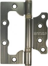 Дверная петля Аллюр Дверная петля бабочка накладная без врезки 2 шт 100х75 2BB MAB блистер 2,5мм матовая бронза