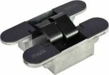 Дверная петля Morelli Петля дверная, скрытая, универсальная, HH-18 B цвет черный