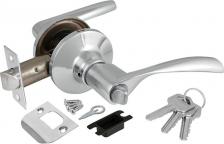 Дверная ручка Ajax Ручка защелка 6010 CP-E (кл./фик.) хром