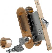 Дверная ручка Archie Ручки для раздвижных дверей с замком А-К 01/02-V1HH бел.никель, защелка, фиксатор, ключ