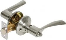 Дверная ручка Edson Ручка-защелка фиксатор с ключом цвет никель