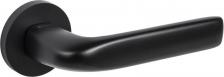 Дверная ручка Fuaro Ручка дверная BL-24 круглая розетка черная (46833)