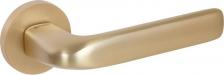 Дверная ручка Fuaro Ручка дверная SSG-39 круглая розетка сатинированное золото (46837)