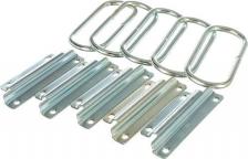 Дверная ручка Металлист Ручка откидная, цинк, 5 шт, россия