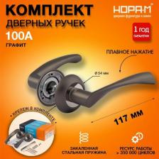 Дверная ручка Нора-М Дверная ручка 100А AL 4606555077601