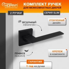 Дверная ручка Нора-М Дверная ручка Slim 130K AL 4606555086399