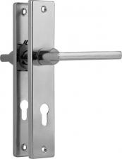 Дверная ручка Нора-М Ручка дверная на планке 108-85 мм - Хром