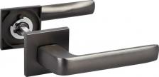 Дверная ручка Puerto Дверные ручки Эспрессо, без запирания, цвет матовый черный никель 4630105165104