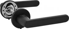 Дверная ручка Puerto Дверные ручки Slim Фрапе, без запирания, цвет черный
