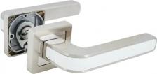 Дверная ручка Punto Дверные ручки Nova, без запирания, цвет матовый никель/хром