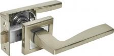 Дверная ручка Punto Дверные ручки Rich, без запирания, комплект, цвет никель/хром 6975519811314