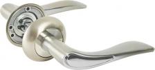 Дверная ручка Punto Ручка раздельная LM/A R. TL54. SALSA/HD SN/CP-3 матовый никель/хром