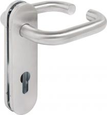 Дверная ручка Стандарт 1303 SS INOX нержавеющая сталь для технических дверей Комплект ручек (24) zm_14875