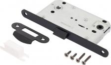 Дверная защелка Аллюр АРТ 5300-P-WC BL матовый черный с фиксатором Защёлка (40) zm_14898