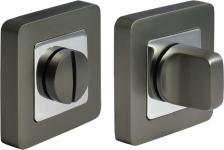 Дверная защелка Morelli Сантехническая завертка MH-WC-S55 GR/PC