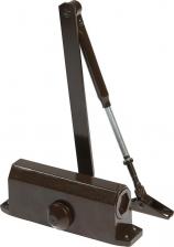 Дверной доводчик Tundra Доводчик дверной D60BR, до 60 кг, коричневый