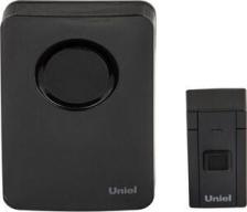 Дверной звонок Uniel Звонок дверной UDB-092W-R1T1-36S-BL