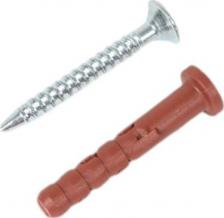 Дюбель Европартнер Дюбель-гвоздь предназначен для сквозного монтажа легких каркасных конструкций, металлического профиля и направляющих. Дополнительные характеристики