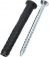 Дюбель Virtuoz Дюбель с шурупом 8х60, потайной бортик, 25 шт. 280-22004