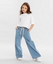 Джинсы для девочки Button Blue Джинсы 124BBGJC63071800, голубой, 152