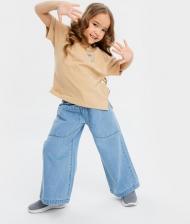 Джинсы для девочки Button Blue Джинсы 124BBGMC63081800, голубой, 110