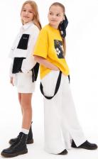 Джинсы для девочки Gulliver Джинсы 12407GJC6302, белый, 152