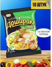 Еда быстрого приготовления Доширак Лапша Yammy со вкусом курицы, 80 г