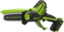 Цепная электропила Greenworks GD24CSMNX
