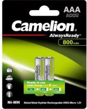 Элемент питания Camelion Always Ready AAA- 800mAh Ni-Mh BL-2, цена за 1 упак