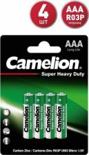 Элемент питания Camelion Батарейки R03P-BP4G AAA 4 шт