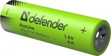 Элемент питания Defender Батарейка EcoLine, AA (LR6), 1.5V, 24 шт. (56051)