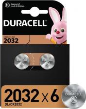 Элемент питания Duracell Батарейка 2032, в упаковке: 6 шт