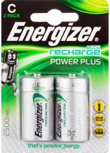 Элемент питания Energizer Батарейка аккумуляторная Power Plus HR14 2500 мАч C, 2 шт